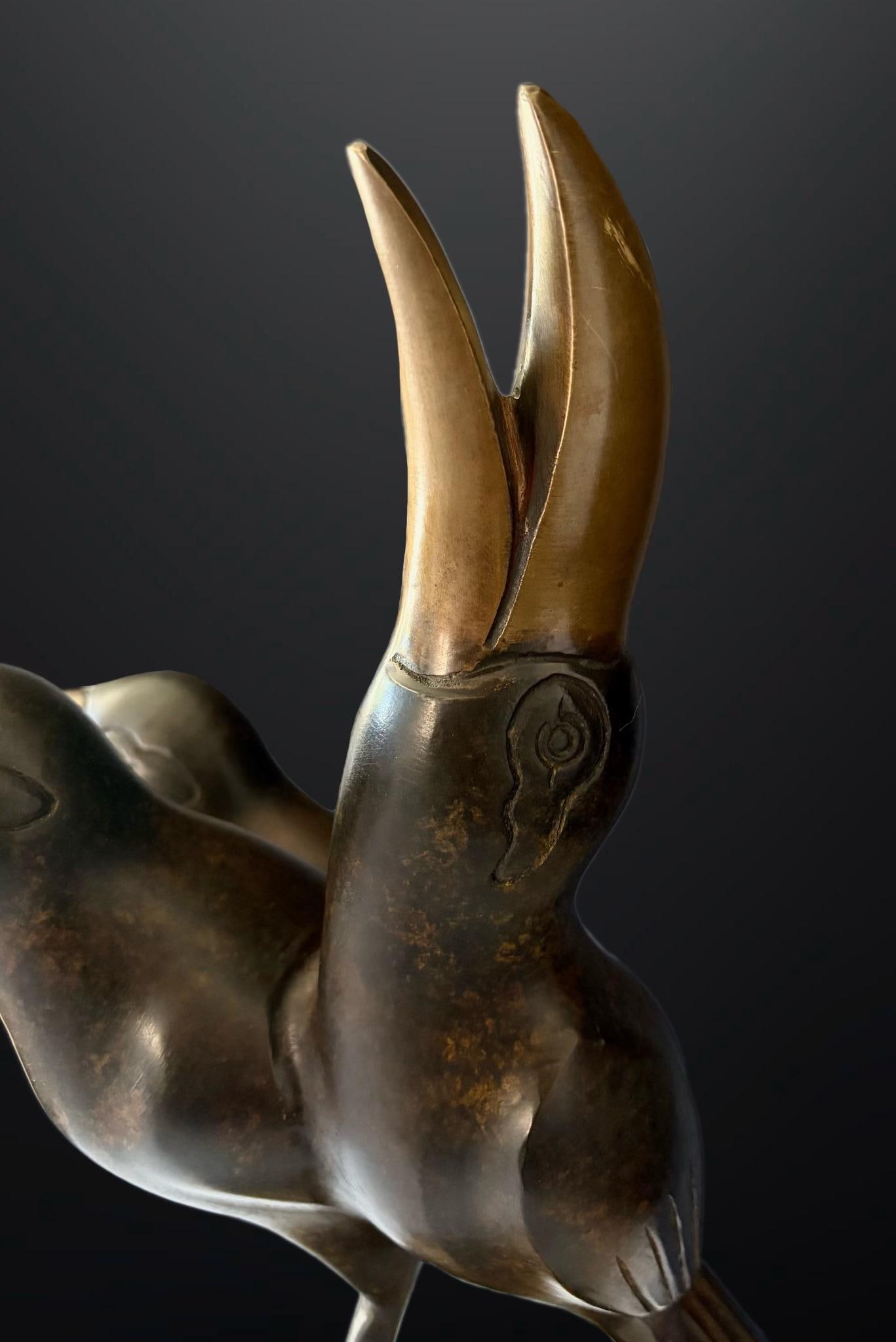 Late 20th Century Llewellyn Davies Signed Limited Edition Bronze Triple Toucan Sculpture - 4/20 - 2