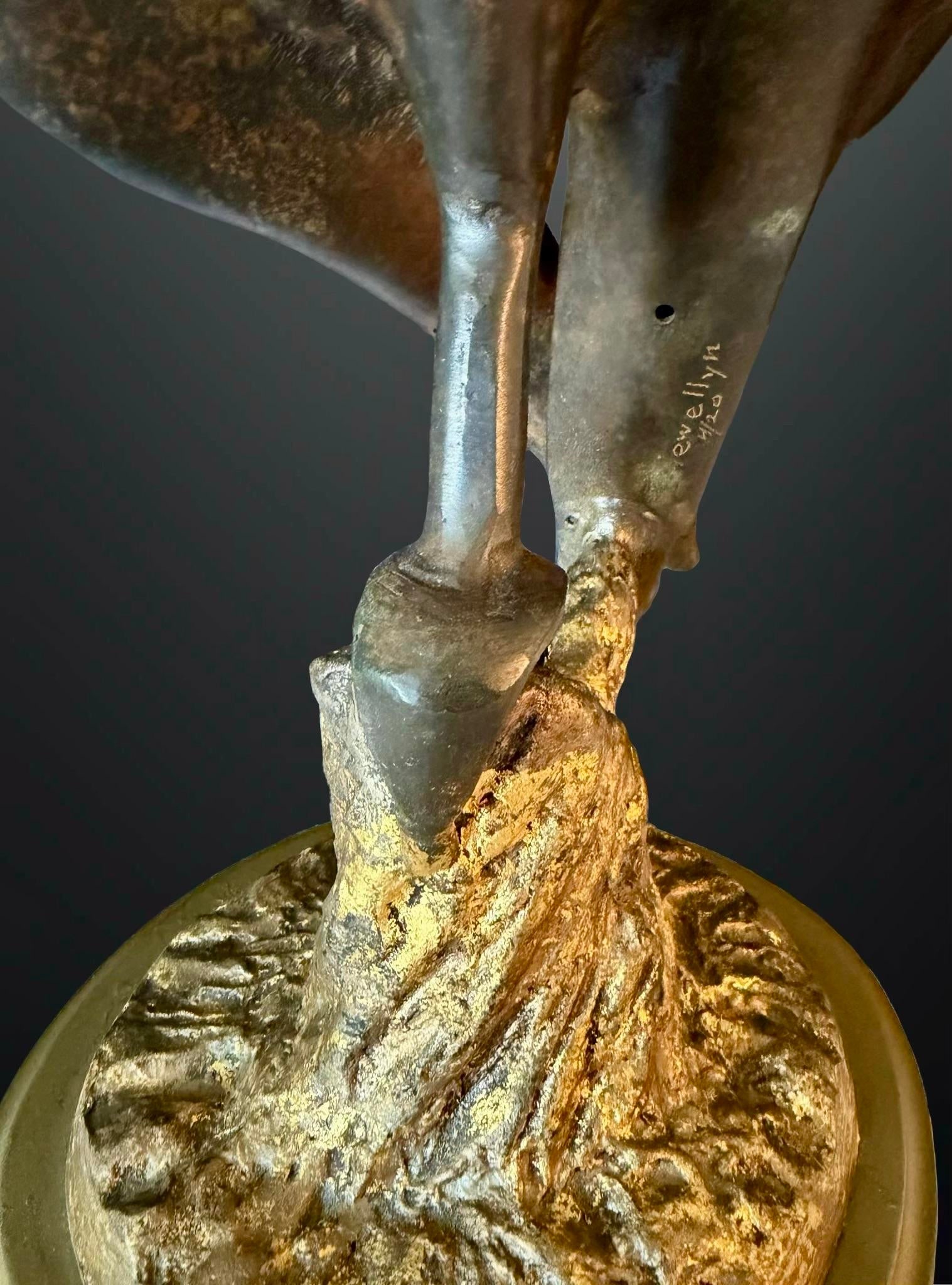Late 20th Century Llewellyn Davies Signed Limited Edition Bronze Triple Toucan Sculpture - 4/20 - 4