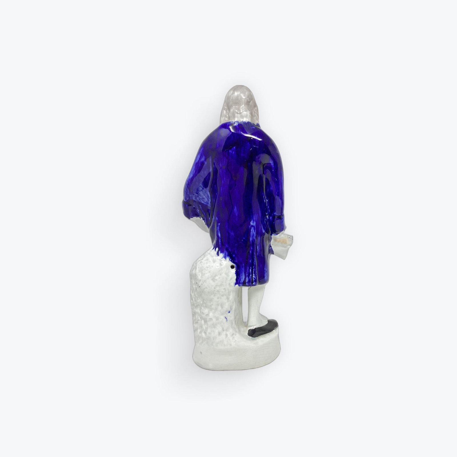 Staffordshire Figure of Benjamin Franklin, Incorrectly Named Washington. - 2