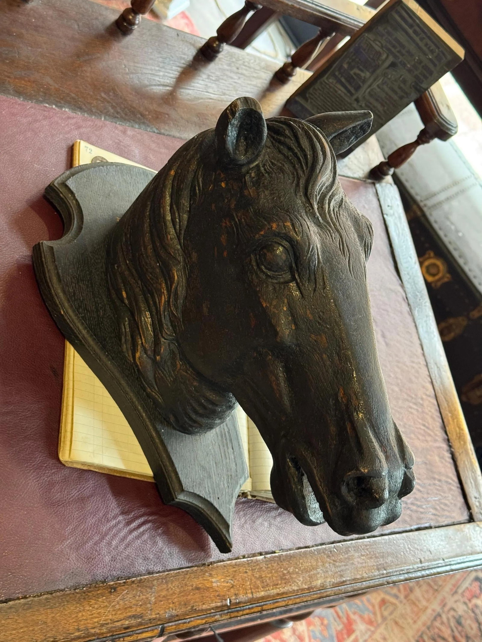 19th Century Wooden Horse Head Trade Sign - 11