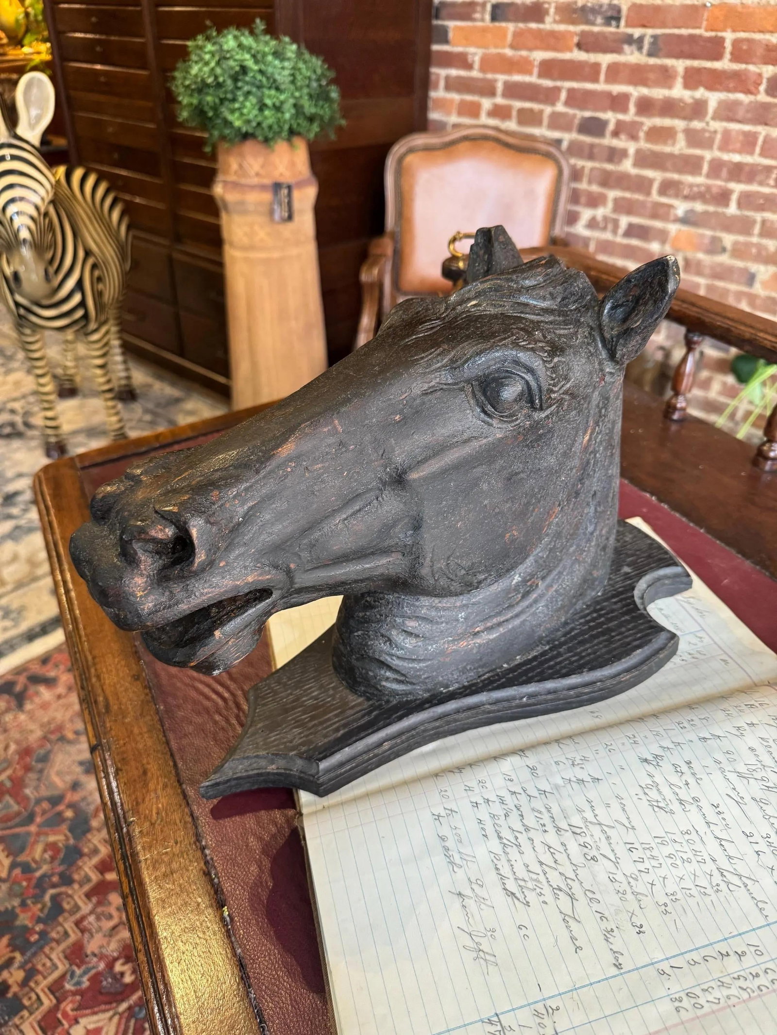19th Century Wooden Horse Head Trade Sign - 2