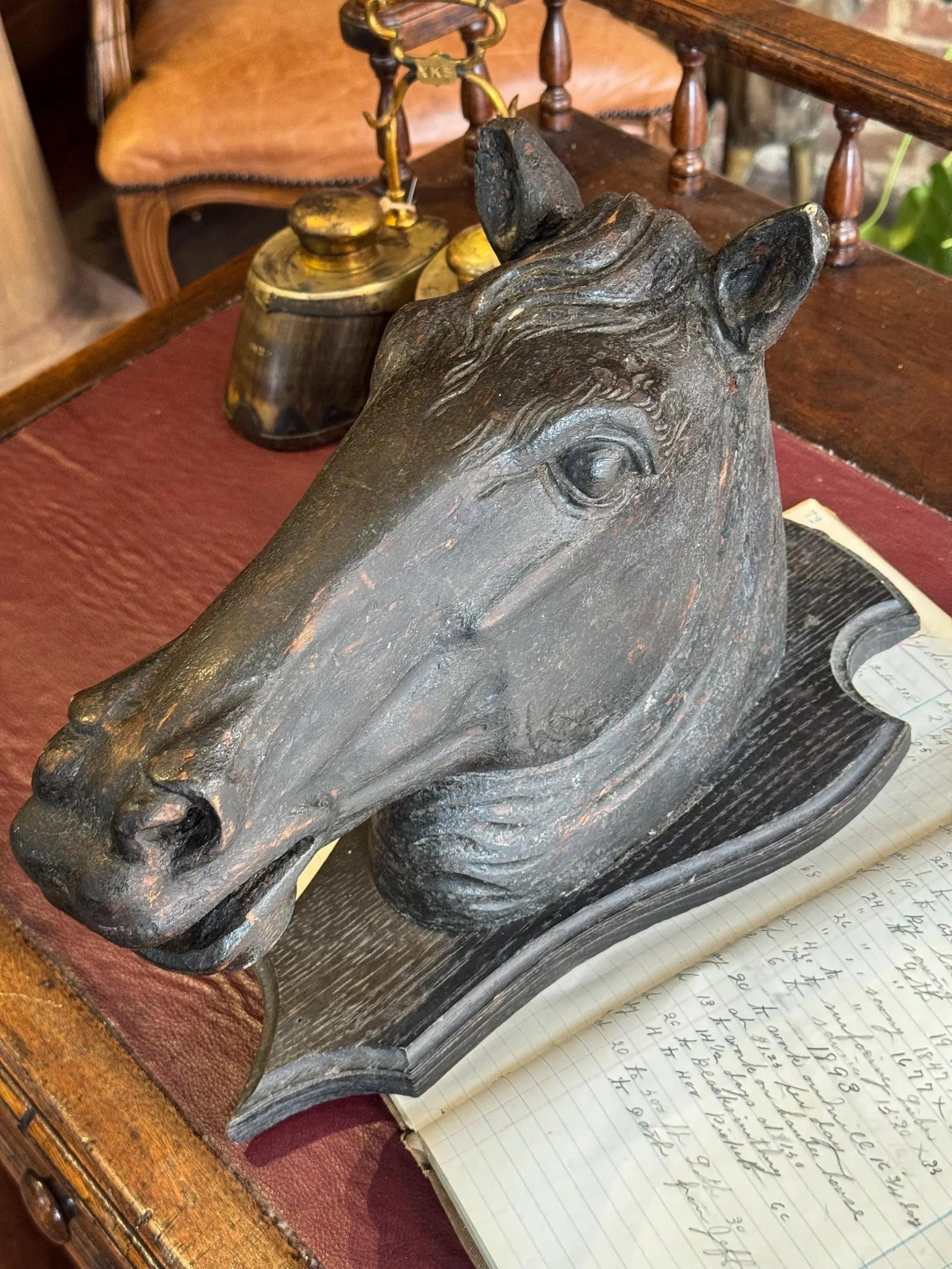 19th Century Wooden Horse Head Trade Sign - 8