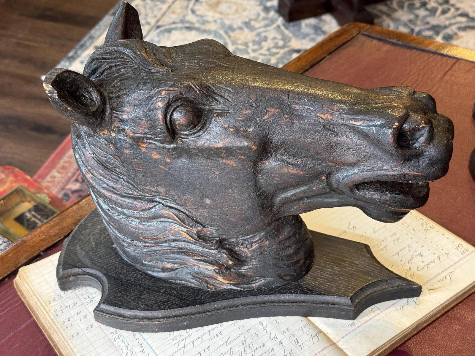19th Century Wooden Horse Head Trade Sign - 9