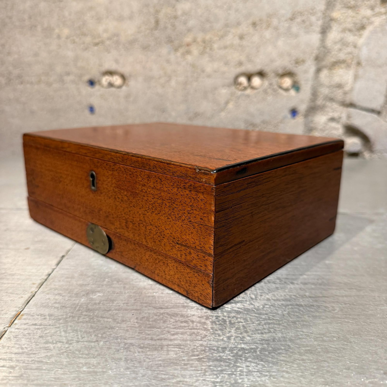 19th-Century English Artist's Watercolour Mahogany Box R. Ackermann - 2