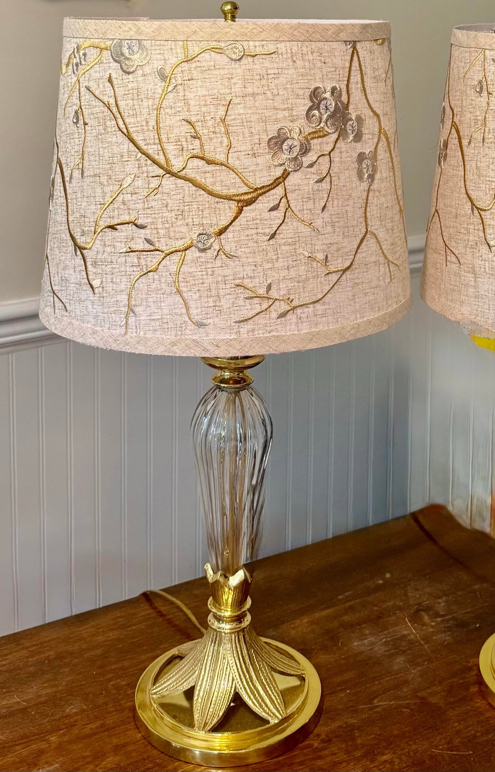 Kaeder Leuchten Brass and Crystal Lamps - 2