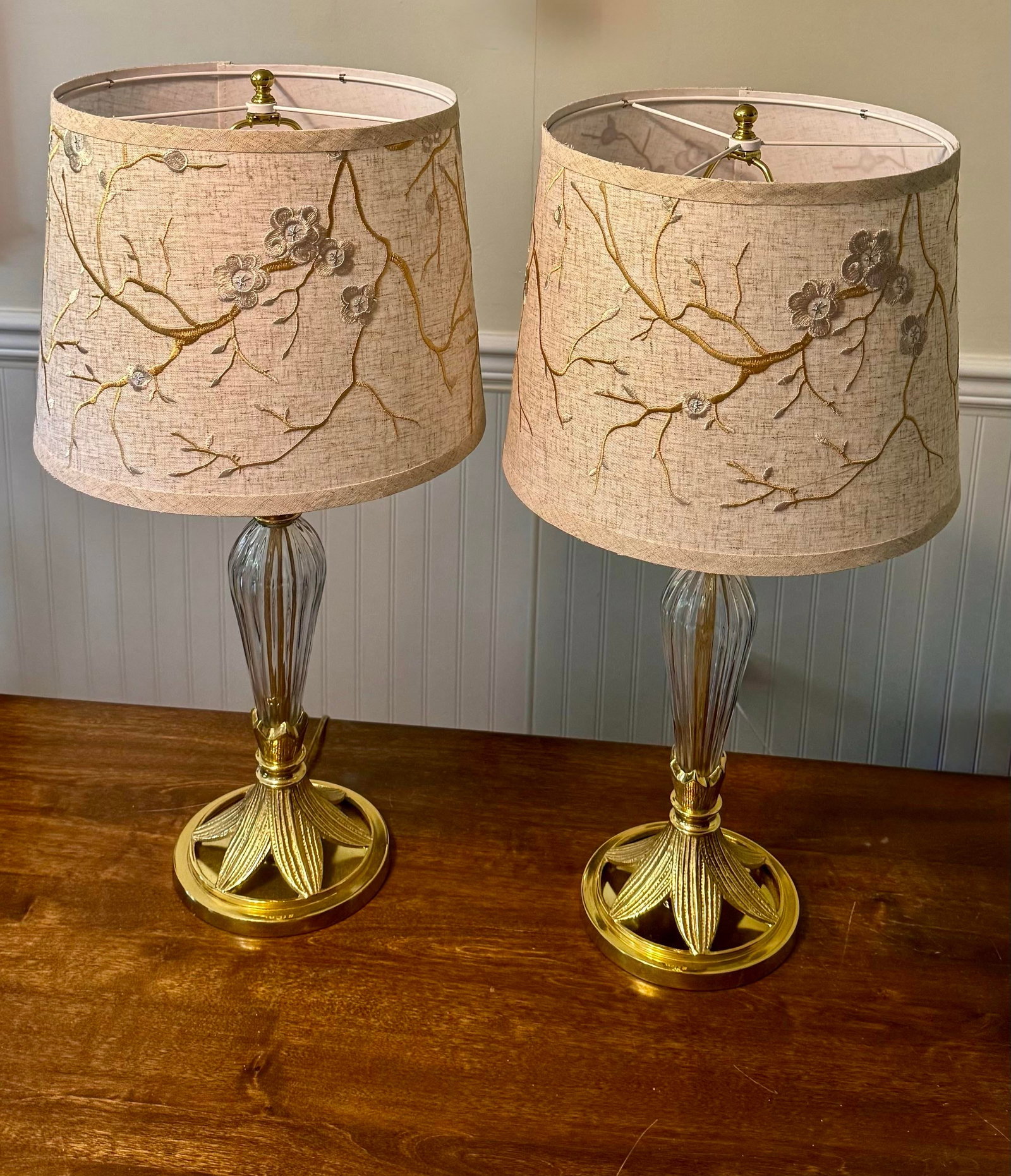 Kaeder Leuchten Brass and Crystal Lamps - 3