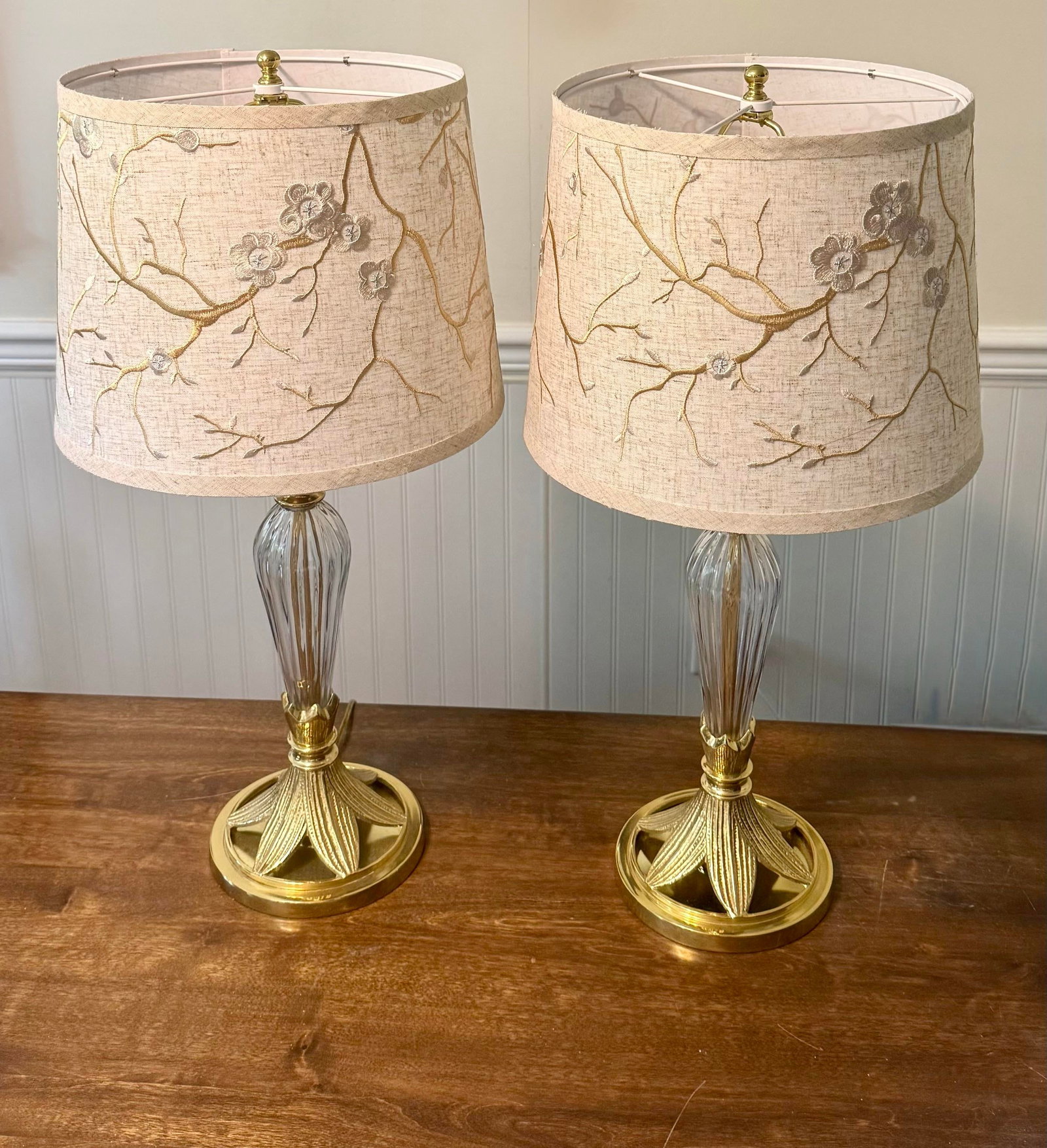 Kaeder Leuchten Brass and Crystal Lamps - 7