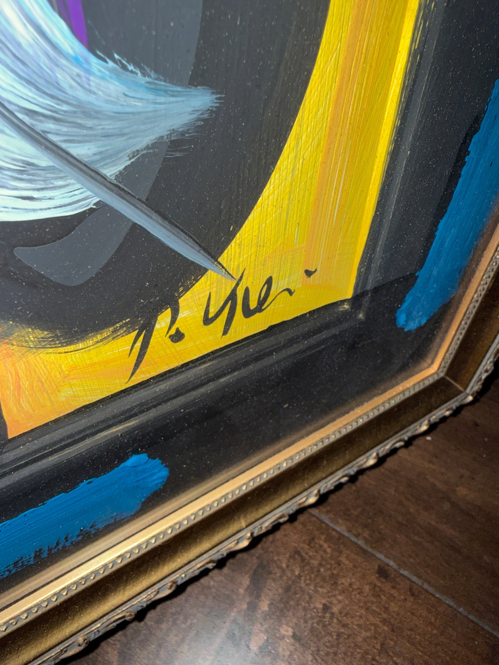 Original Peter Keil Abstract Female Portrait Painting - 4