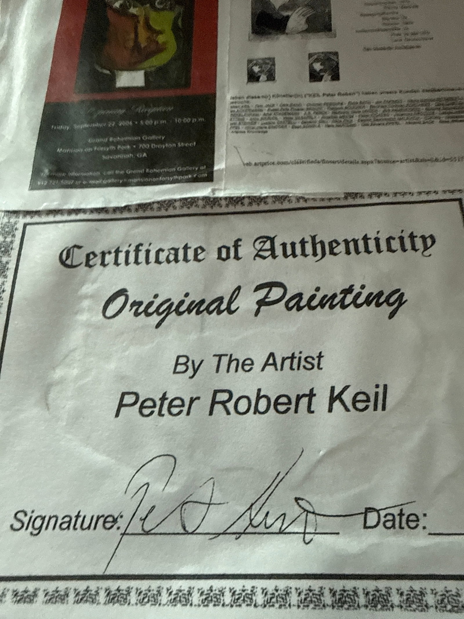 Original Peter Keil Abstract Female Portrait Painting - 5