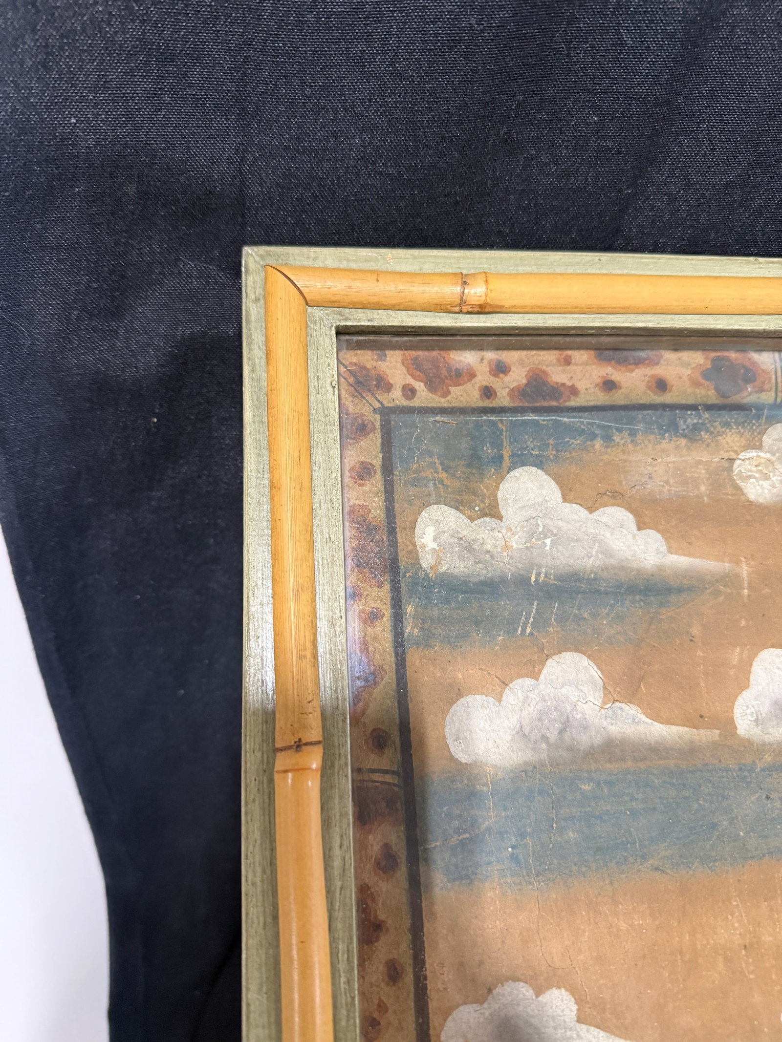 18th Century, Chinese Export Qing Pith Painting of Court Ladies *Stair & Co* - 5