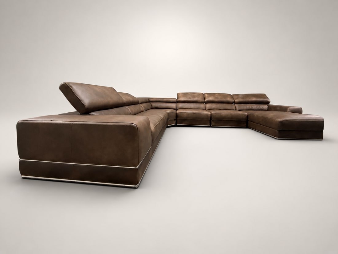 Loom Earthline Leather Modular Sectional Special Edition - 3