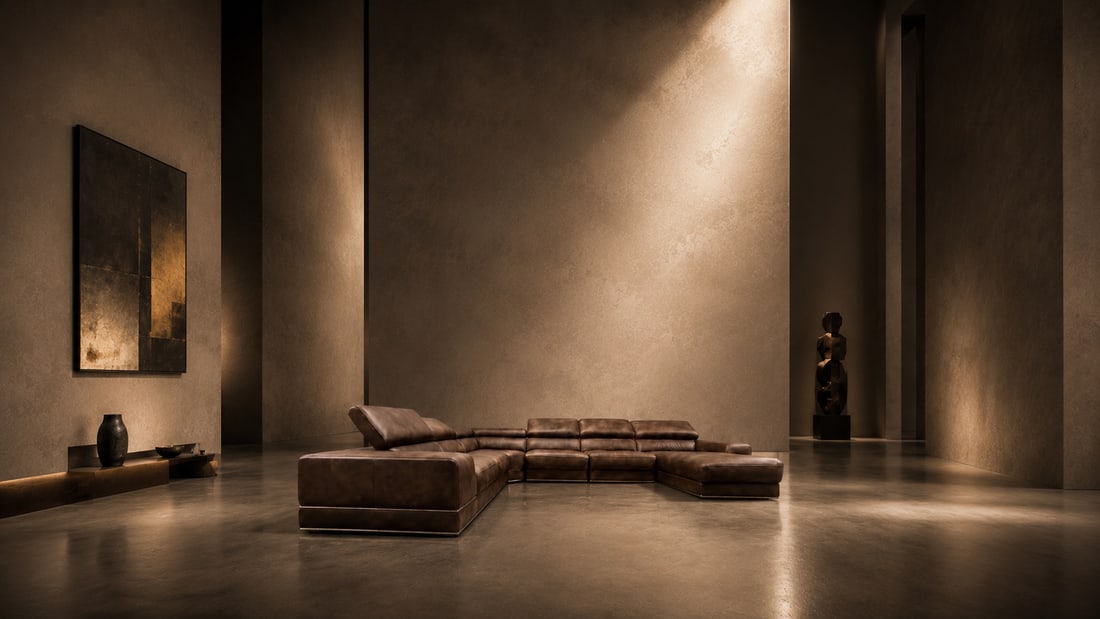 Loom Earthline Leather Modular Sectional Special Edition - 4