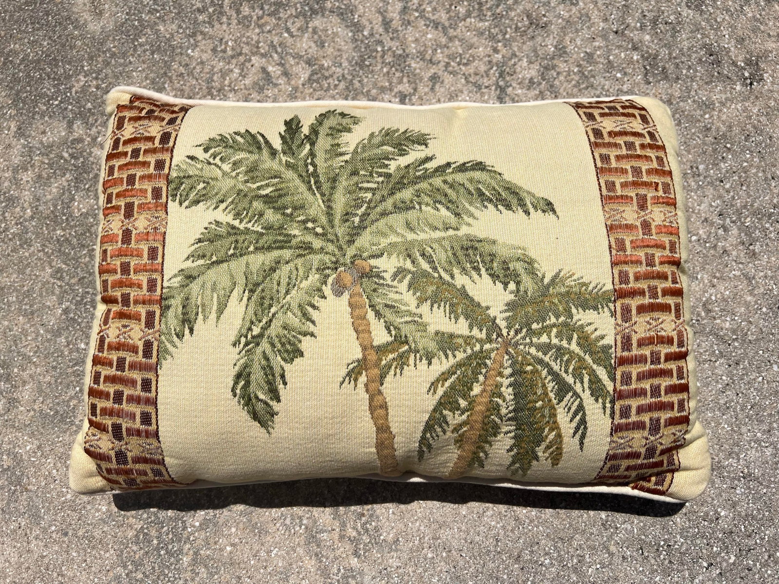 Vintage Tropical Palm Tree Pillows- 2 - 2