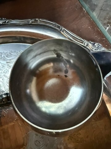 Vintage Oneida 4 Piece Silver Tea/Coffee Set - 6