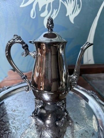 Vintage Oneida 4 Piece Silver Tea/Coffee Set - 9