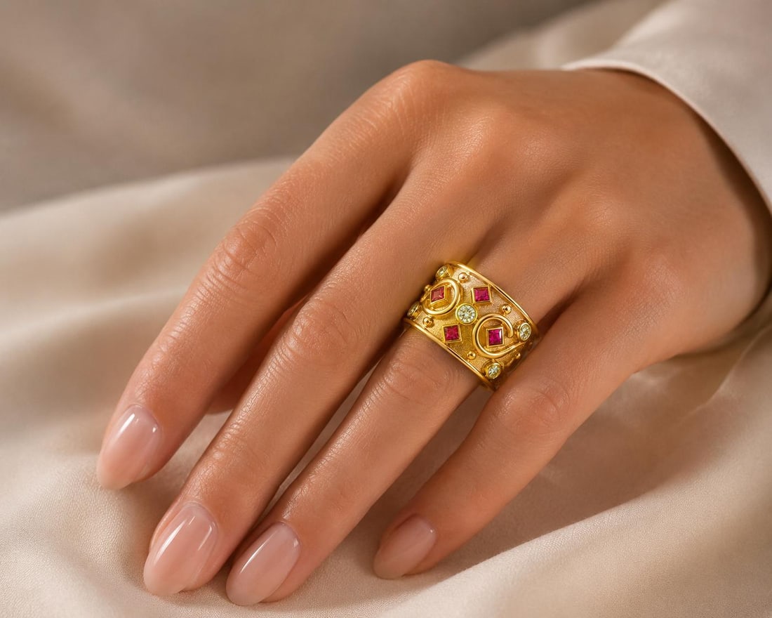 Keith Davis Ruby Ring, Size 7.5 - 2