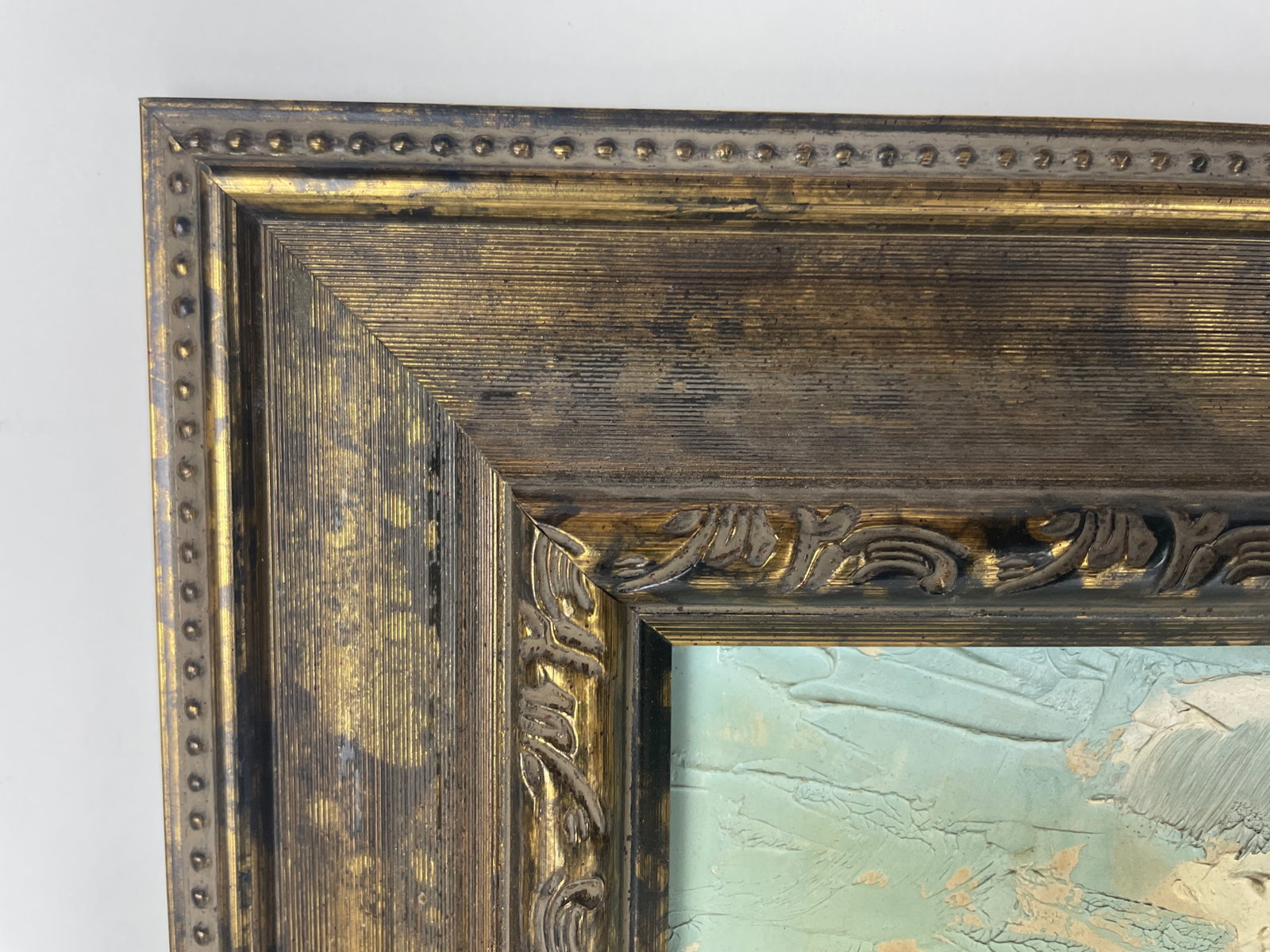 Mid 20th Century Carl G. Bray Southwest Desert Landscape Oil Painting in Gilt Frame - 3