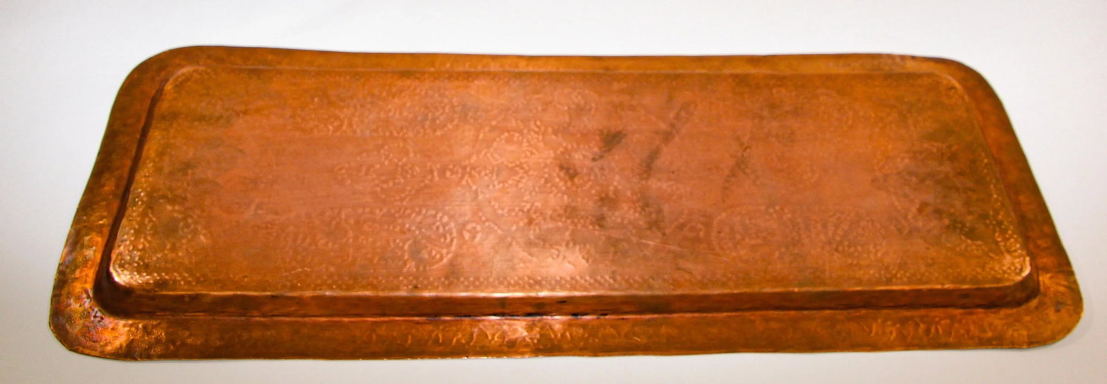 Antique Indo Persian Copper Charger Serving Tray - 11