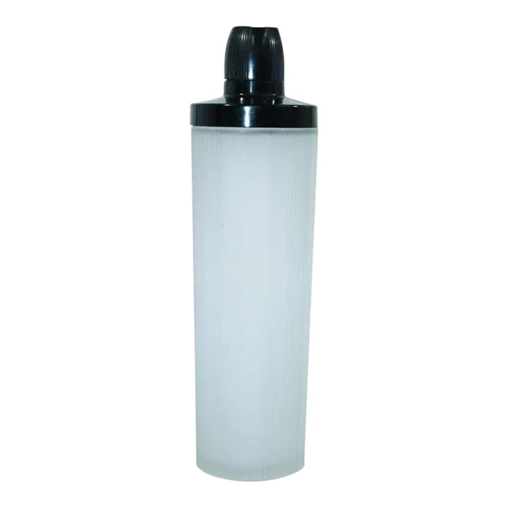 Circa 1930 Art Deco Frosted Glass and Bakelite Empire Cocktail Shaker (1 of 13)