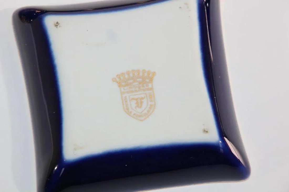 Vintage Cobalt Blue Royal Limoges France 22-Karat Gold Trinket Boxes Set - 3 Pieces - 8