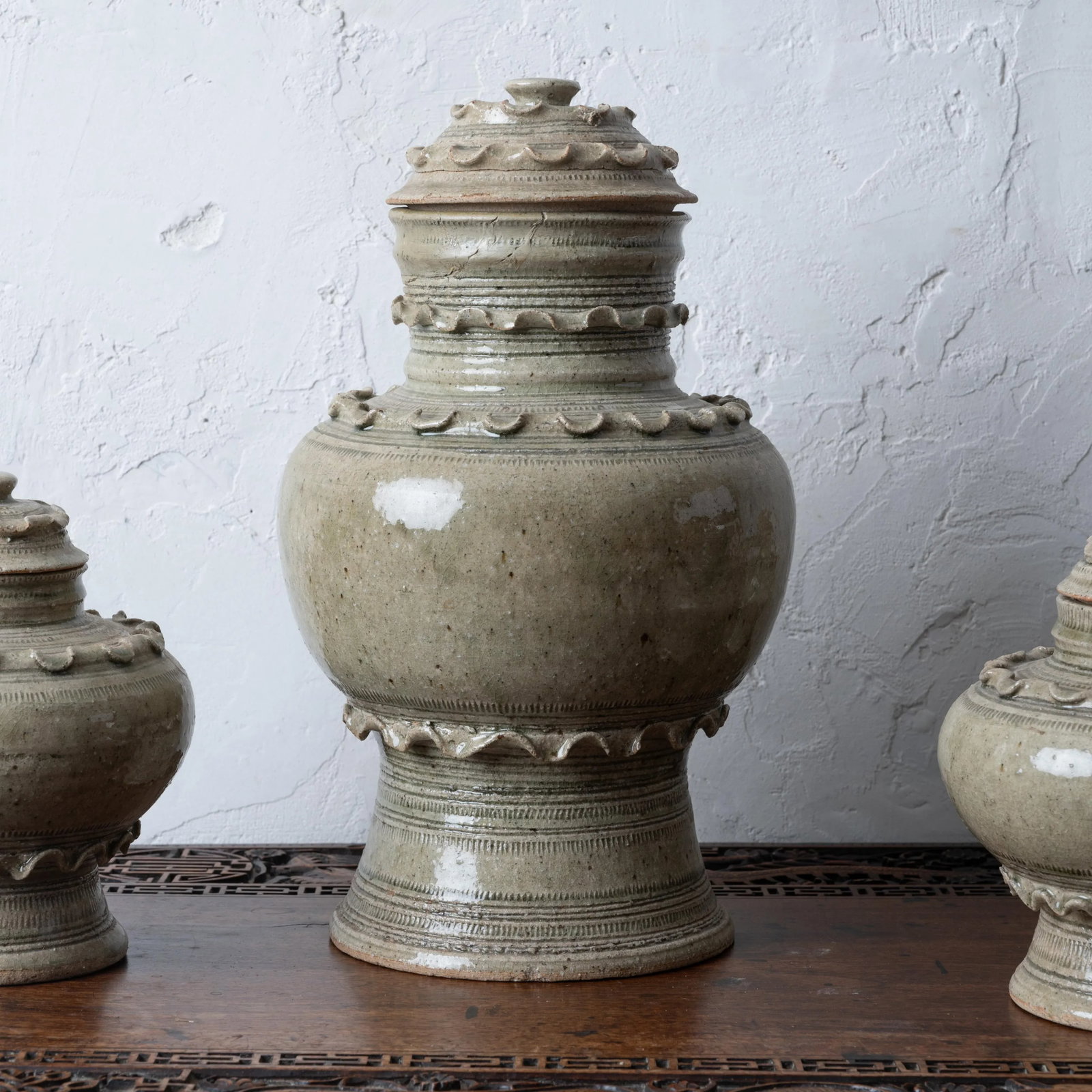 A Group of Thai Celadon Jars for Rosenthal-Netter, C.1960s - 4