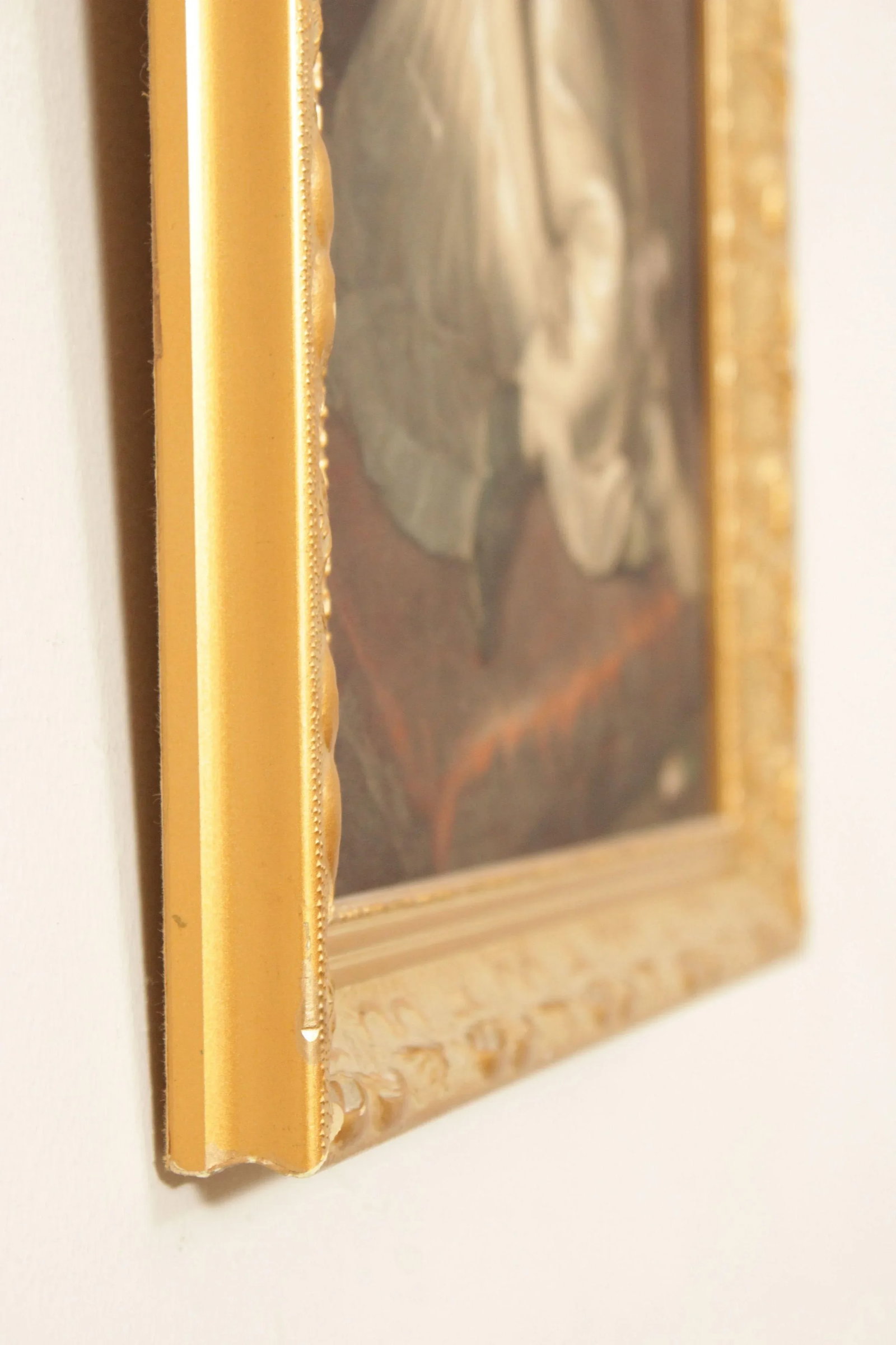 Victorian 'Rose de Maie' Young Girl Portrait Print, Custom Framed - 4
