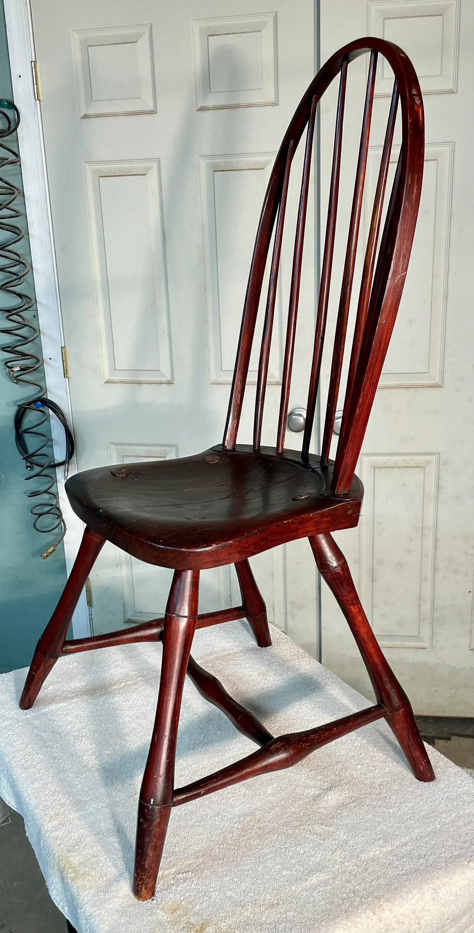 Antique Bow Back Windsor Chair - 4