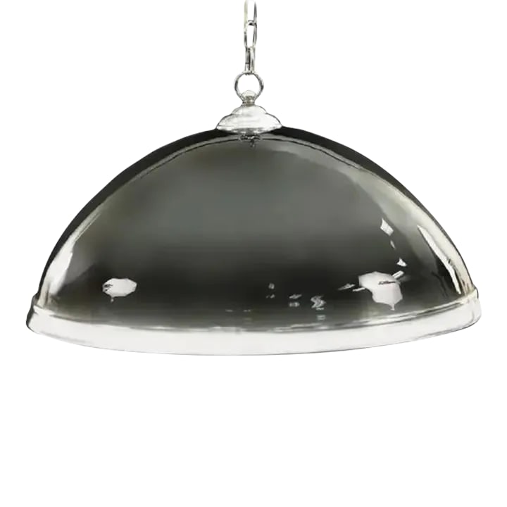 Vintage Renato Toso Murano Domed Smoke Art Glass Hanging Pendant Light, 1970s (1 of 6)
