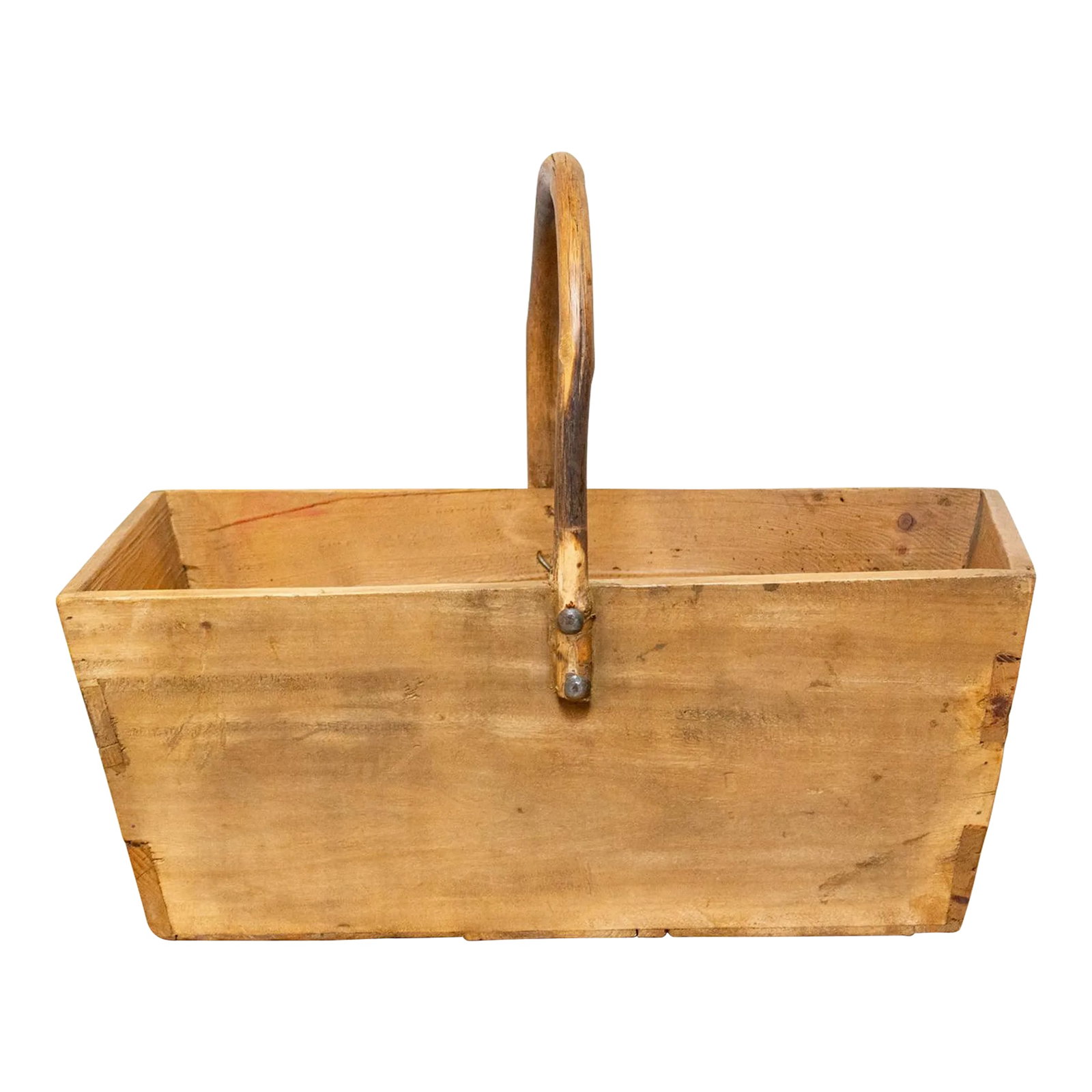 Antique English Wood Carrying Basket (1 of 6)