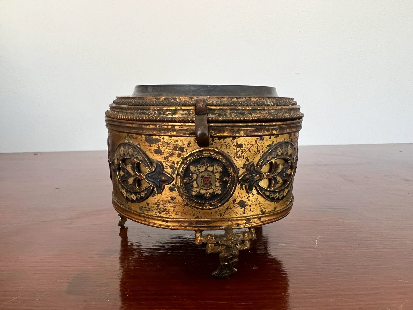 19th C. Italian Grand Tour Micro-Mosaic "Doves of Pliny" Box After Antiquity - 2