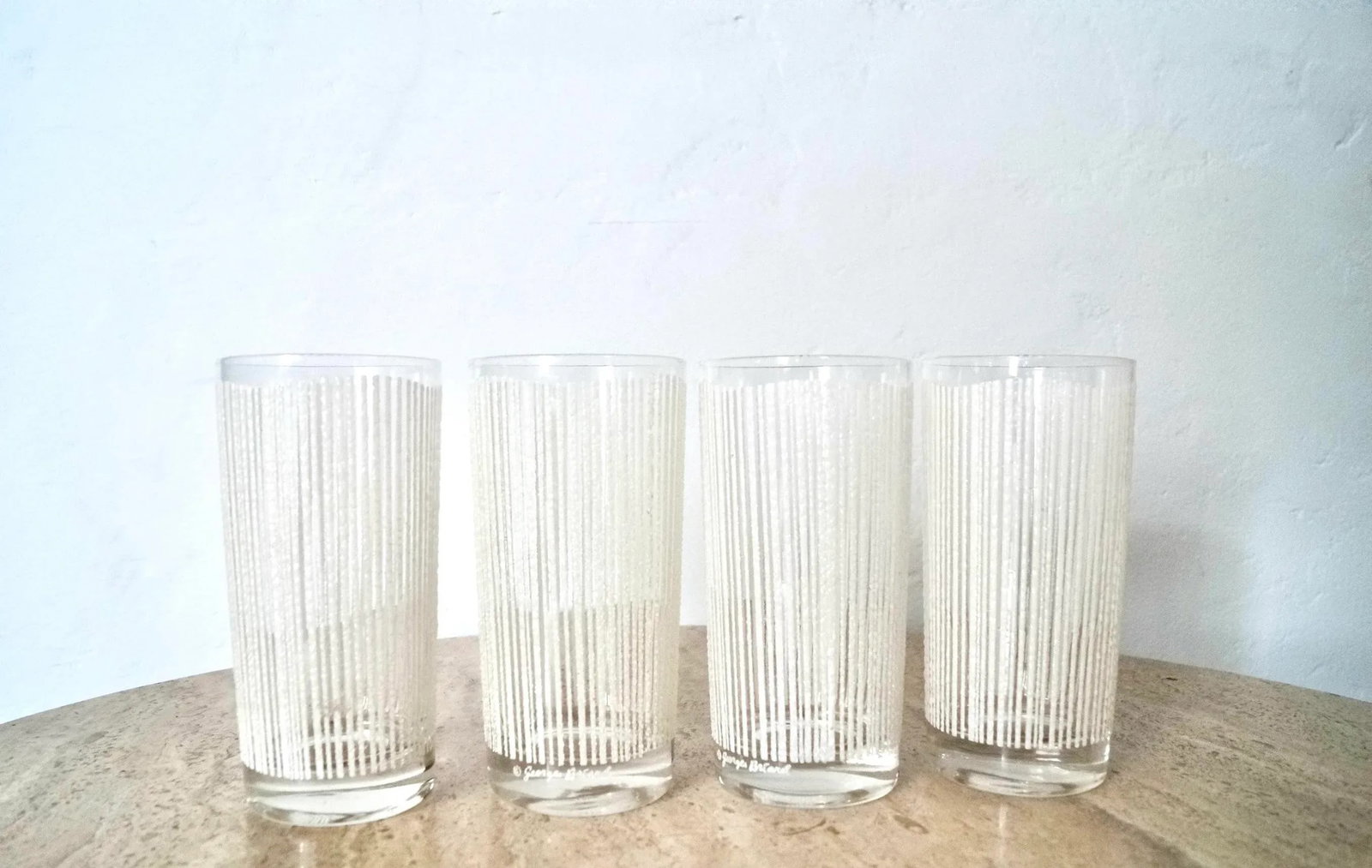 1960's Mid-Century Modern Georges Briard Highball Glasses Drinkware - Set of 4 - 3