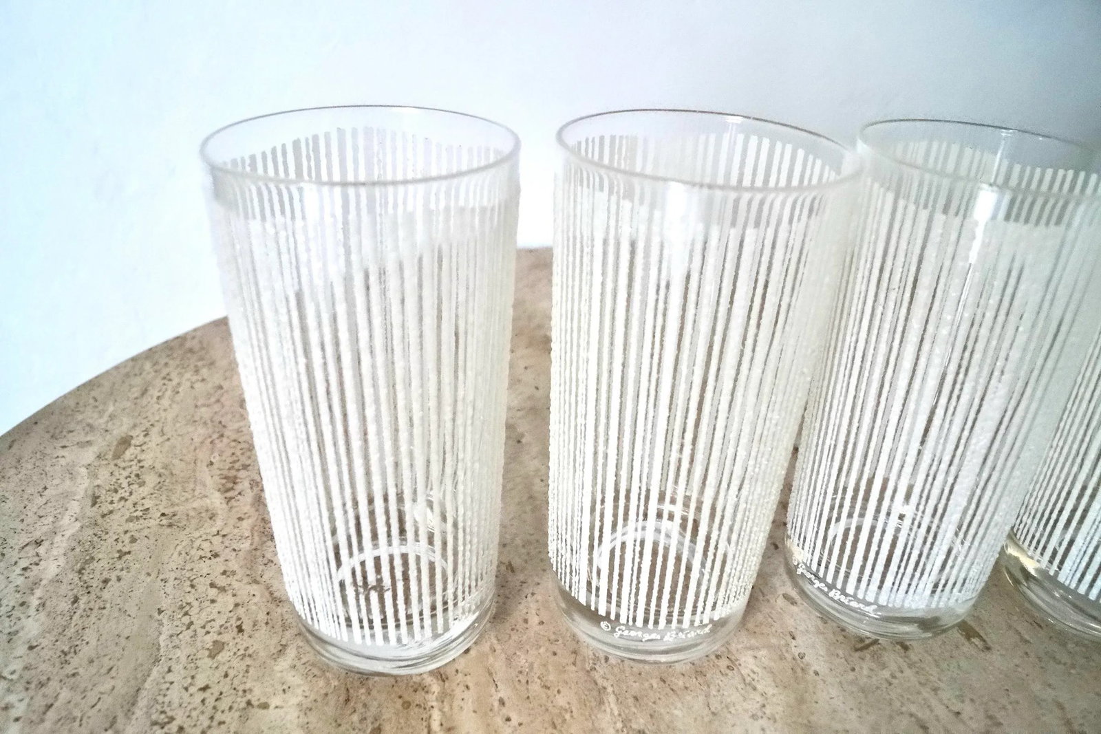 1960's Mid-Century Modern Georges Briard Highball Glasses Drinkware - Set of 4 - 5