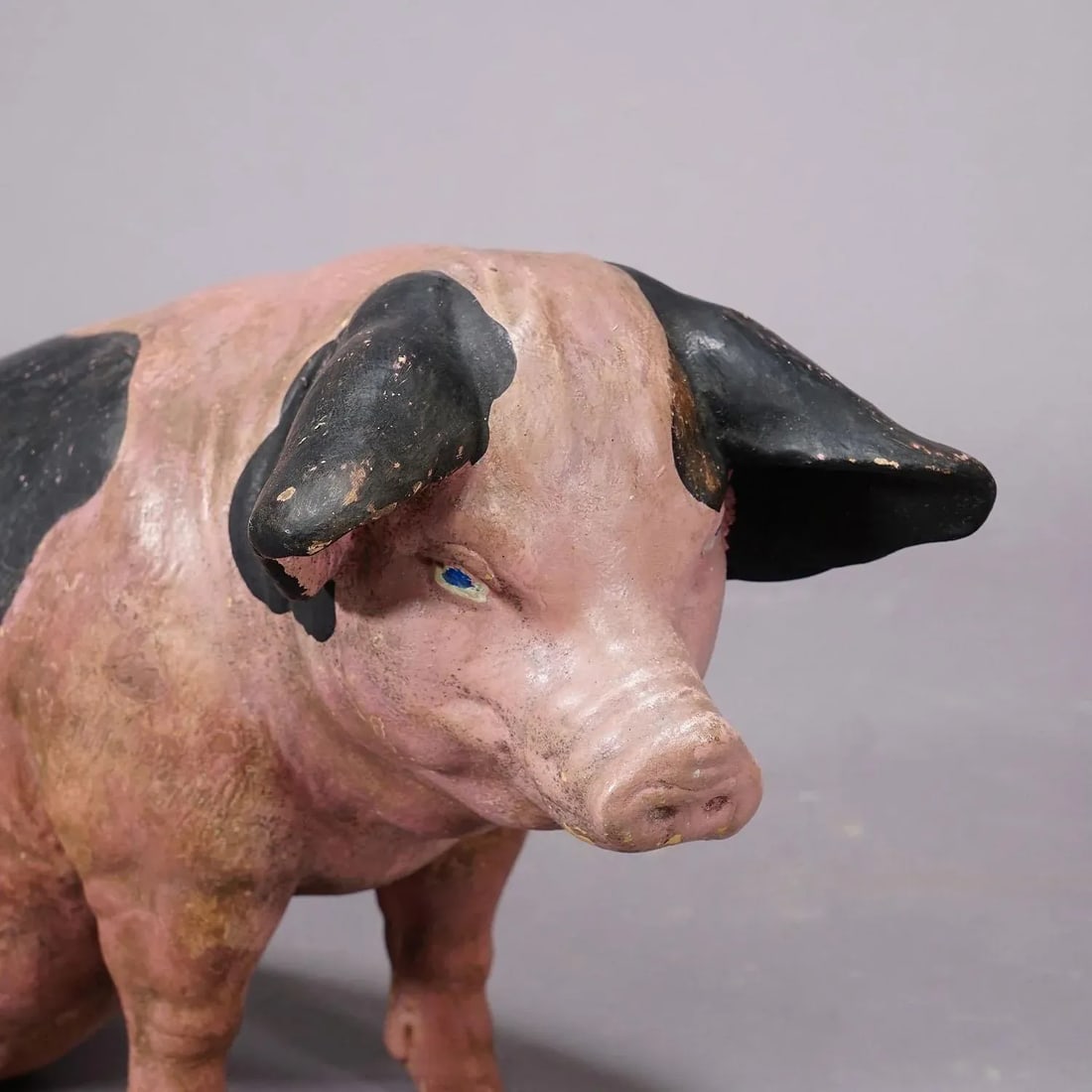 Swabian Hallic Country Pig Made of Terracotta 1930s - 2