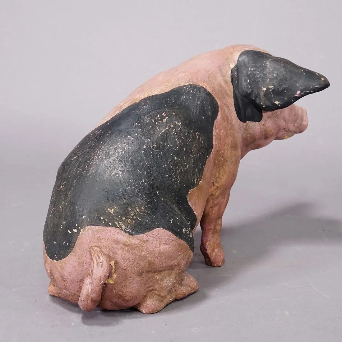 Swabian Hallic Country Pig Made of Terracotta 1930s - 4