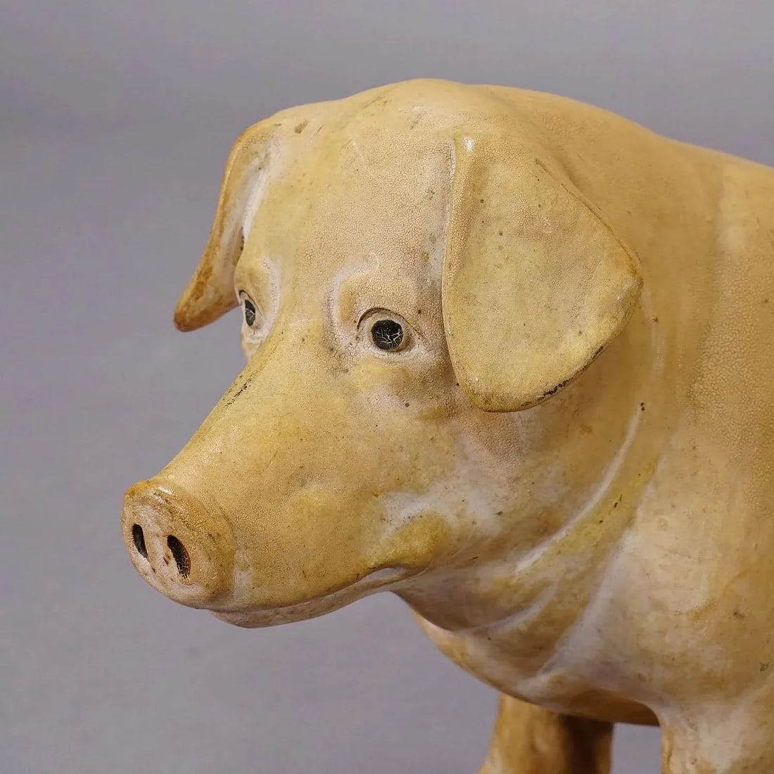 1950s German Butchery Pig Window Decoration - 2