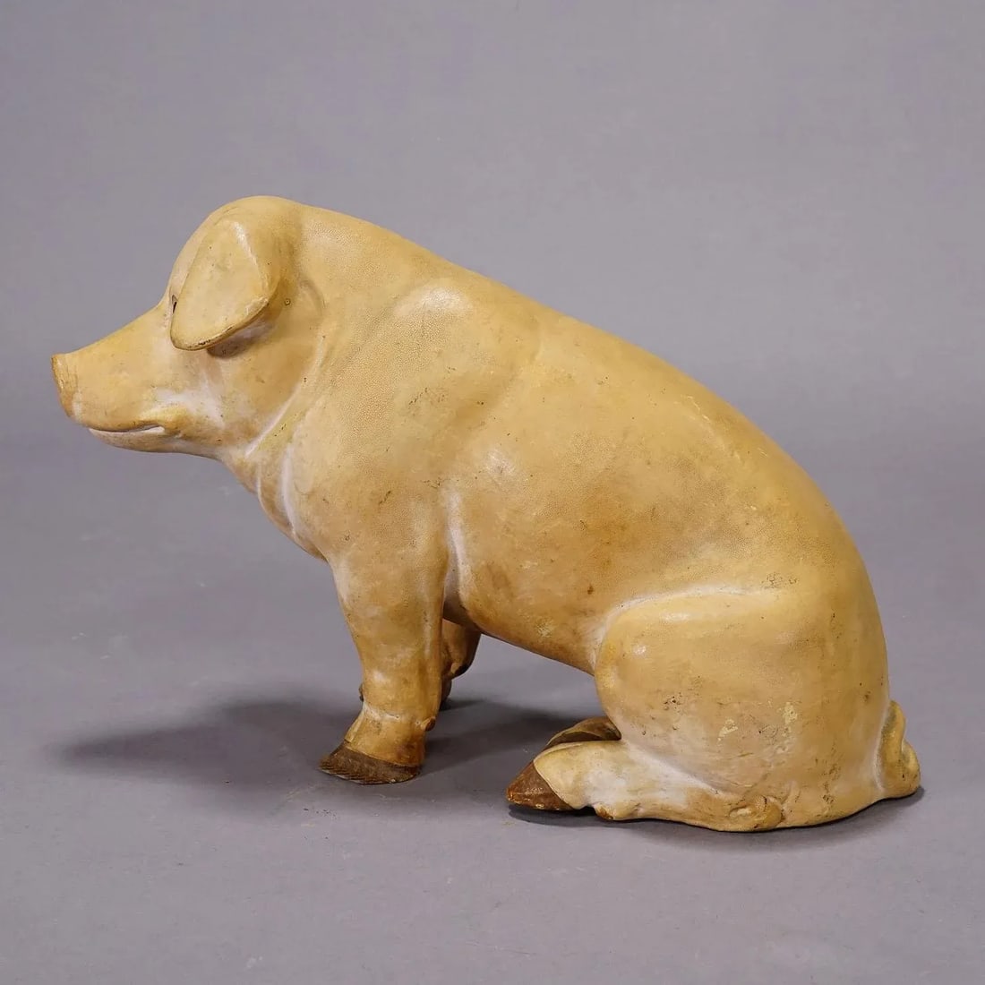 1950s German Butchery Pig Window Decoration - 3