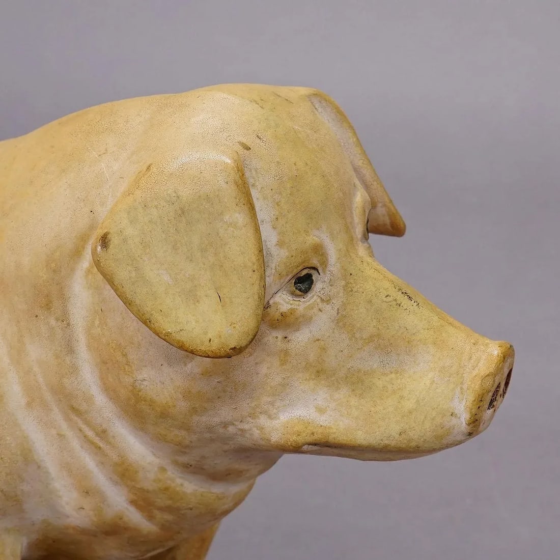 1950s German Butchery Pig Window Decoration - 4
