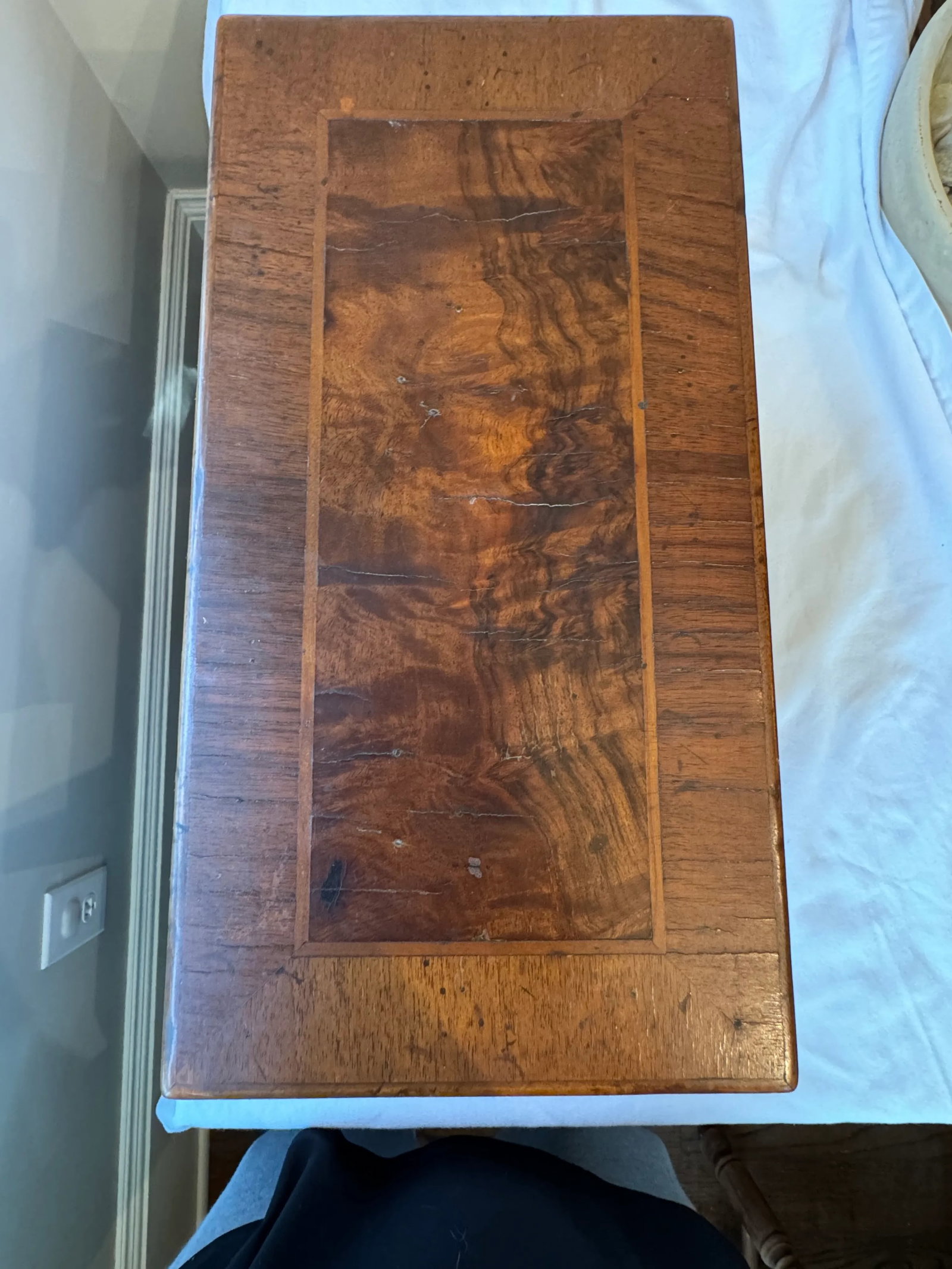 Late 20th Century Antique Italian Empire Style Jewelry Chest - 4