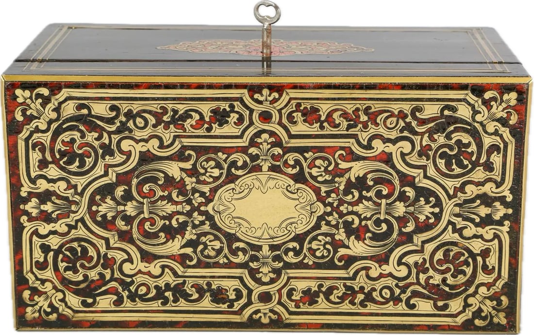 Louis XIV Style Boulle Tea Caddy - 12