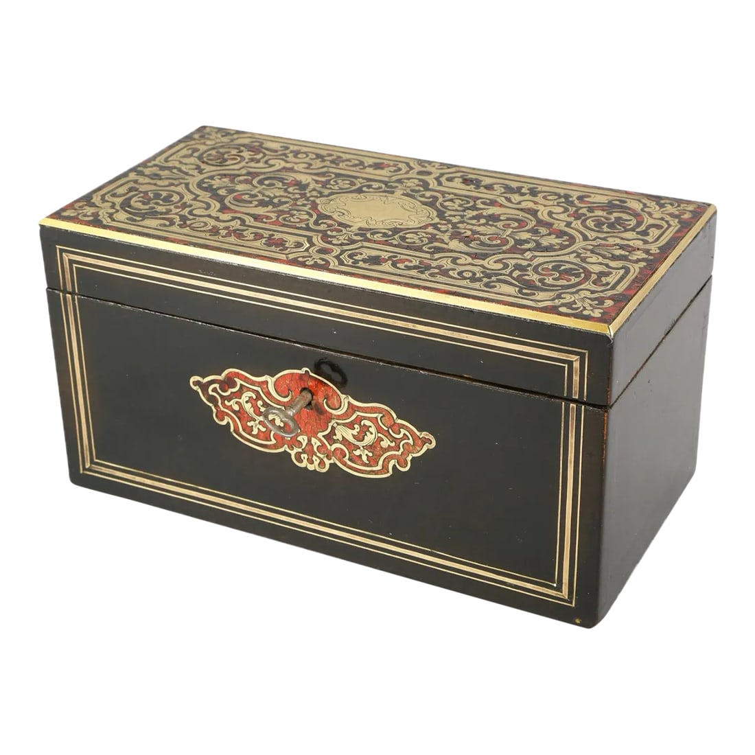 Louis XIV Style Boulle Tea Caddy (1 of 12)