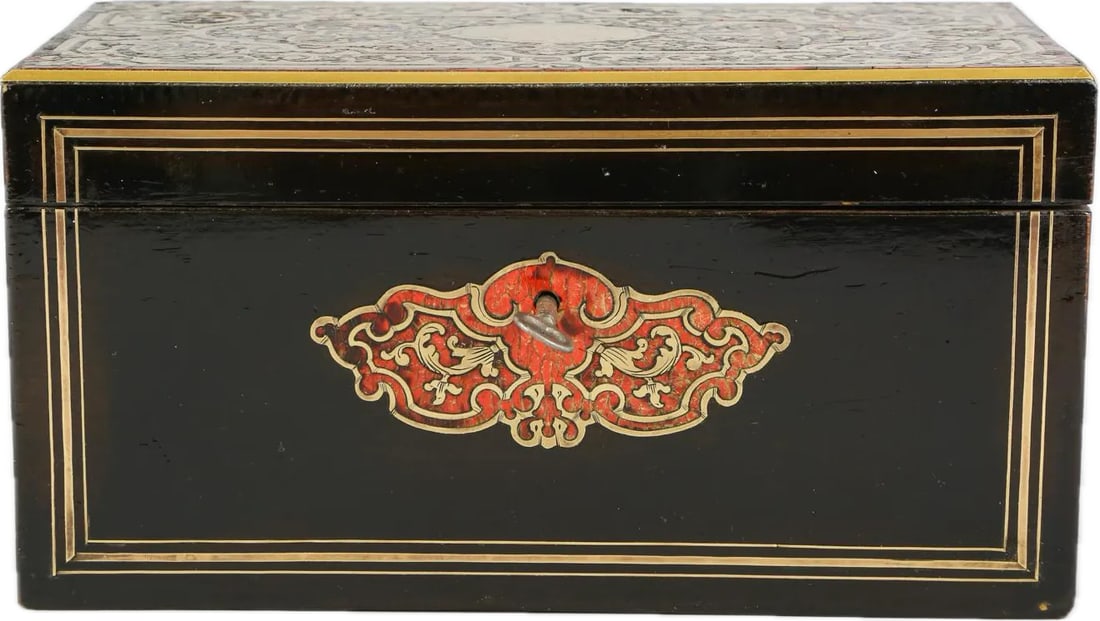 Louis XIV Style Boulle Tea Caddy - 2