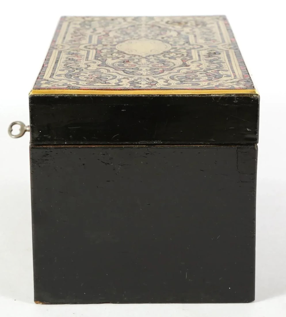 Louis XIV Style Boulle Tea Caddy - 3