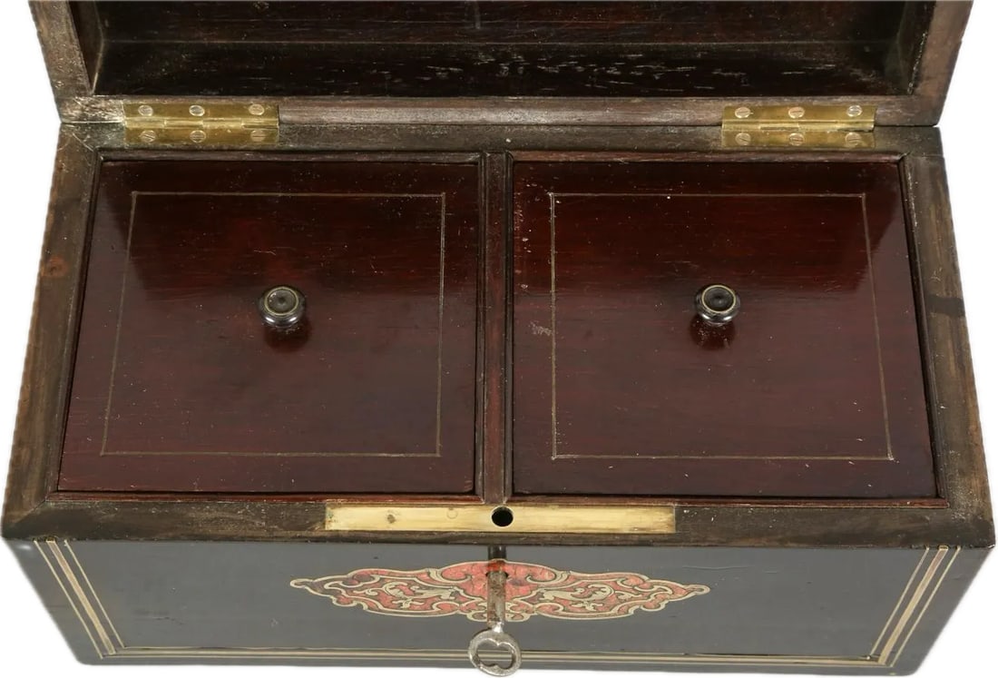 Louis XIV Style Boulle Tea Caddy - 7