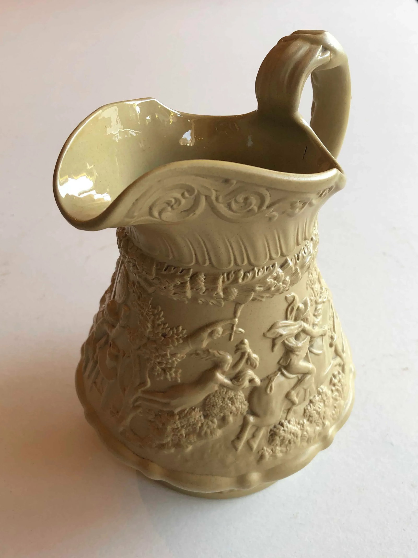 Antique Ridgway Drabware Jug - 2
