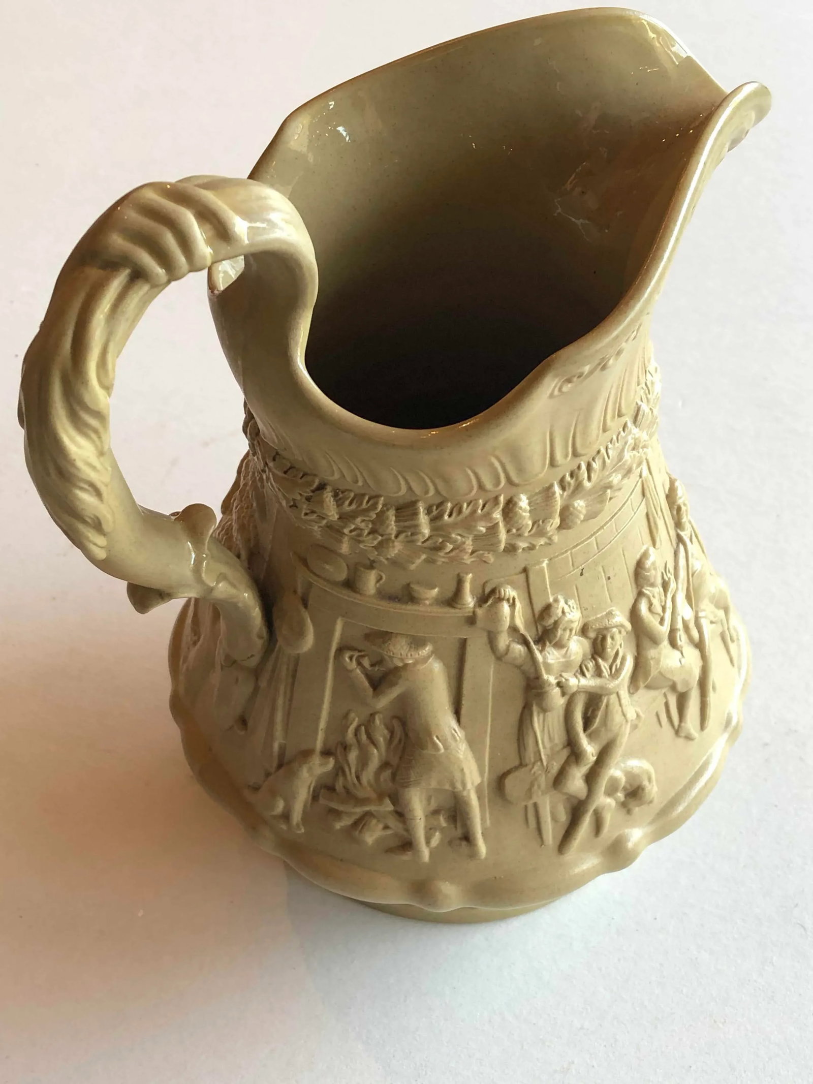 Antique Ridgway Drabware Jug - 4