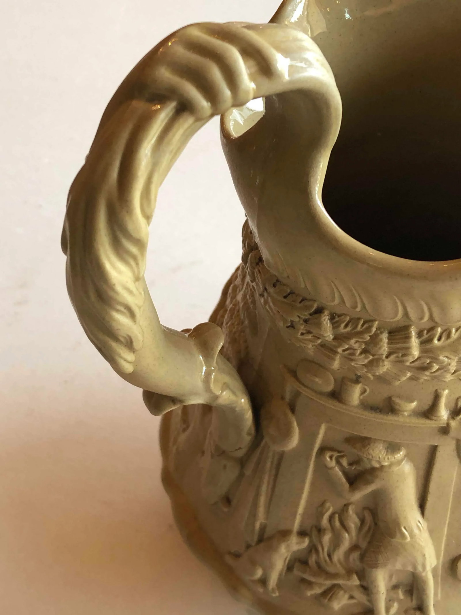Antique Ridgway Drabware Jug - 7