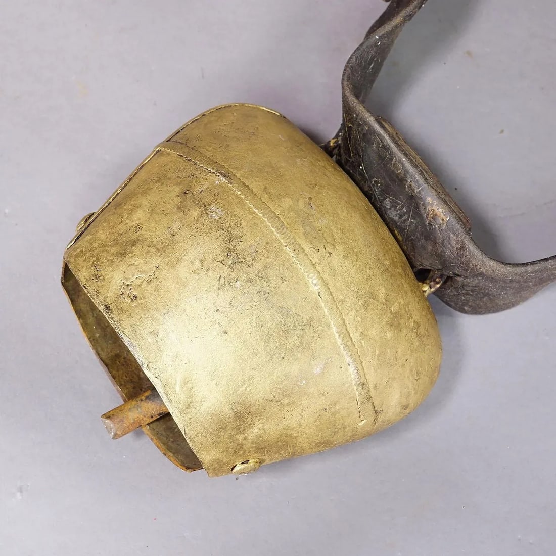 Antique Handforged Cattle Bell Made in Switzerland Ca. 1900s - 5