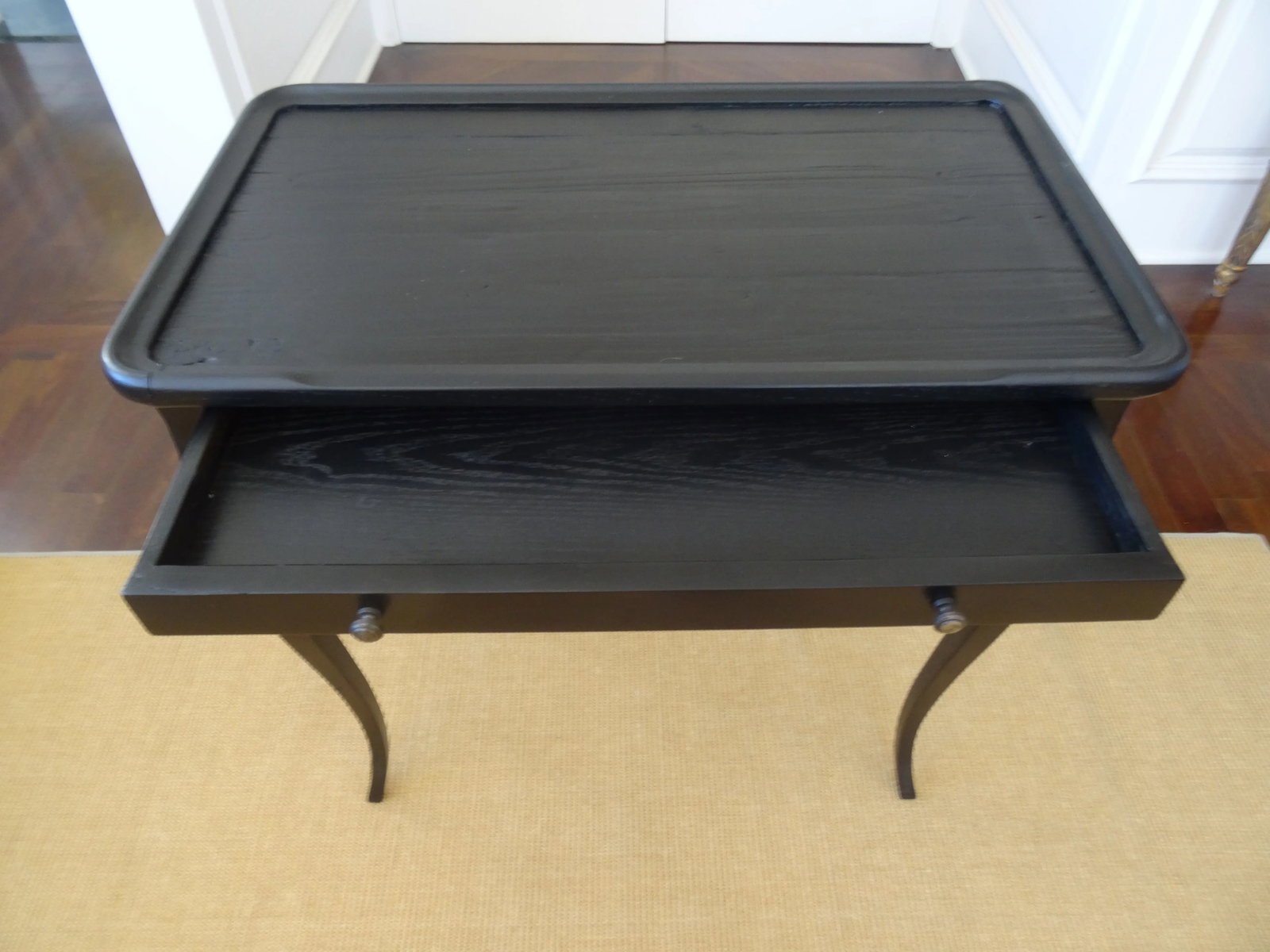 Vintage Ebonized Tea Table - 2
