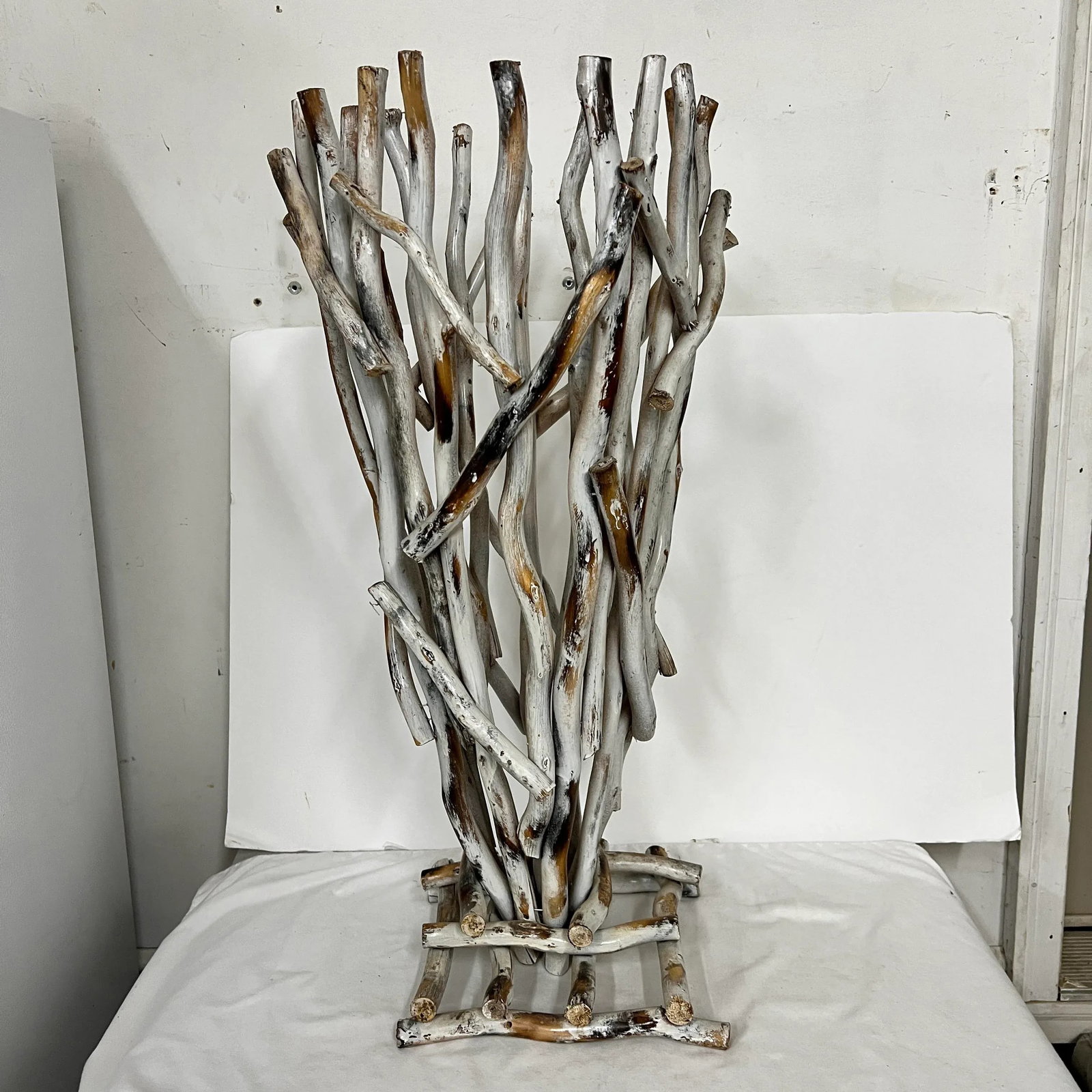 Rustic Farmhouse Coastal Driftwood Art Sculpture - 2