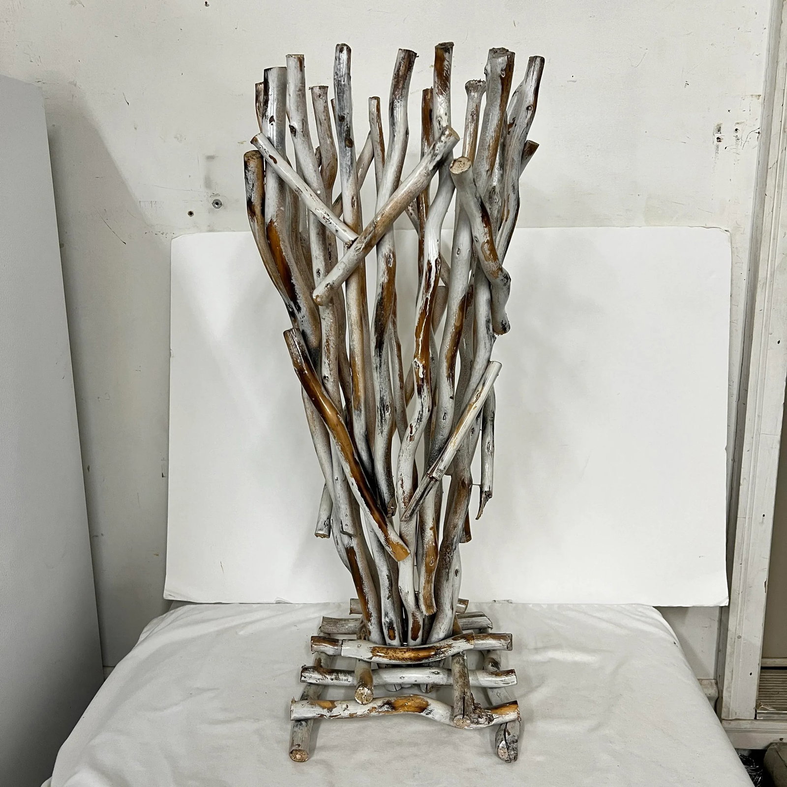 Rustic Farmhouse Coastal Driftwood Art Sculpture - 3